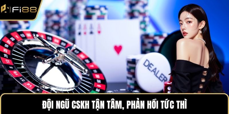 Đội ngũ CSKH tận tâm, phản hồi tức thì