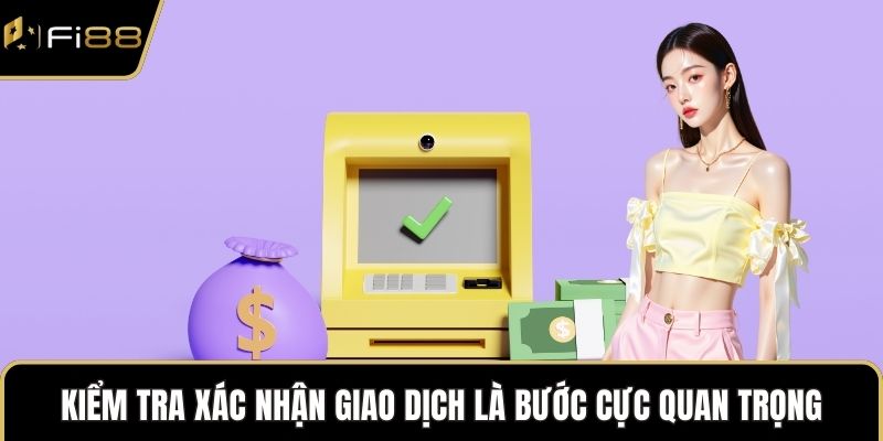 Kiểm tra xác nhận giao dịch là bước cực quan trọng