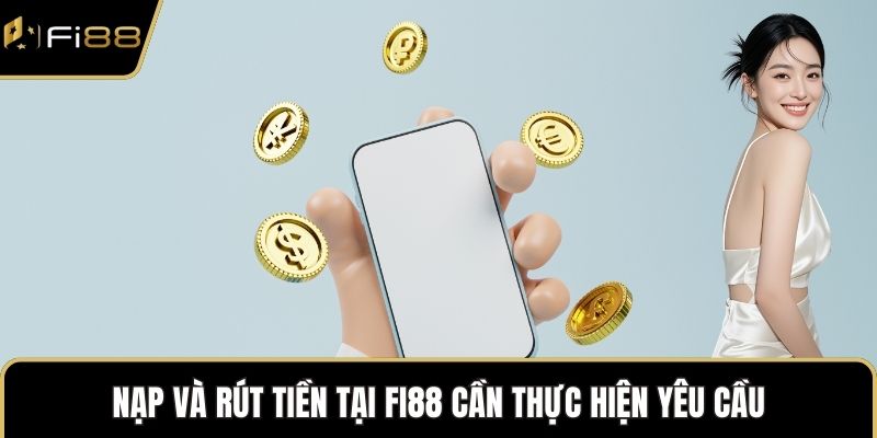 Nạp và rút tiền tại FI88 cần thực hiện yêu cầu