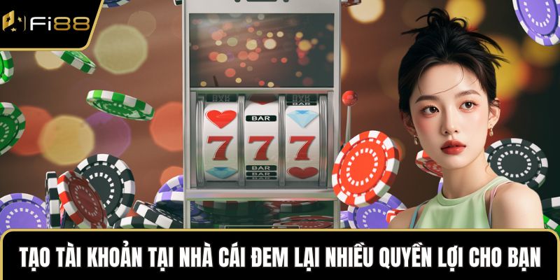 Tạo tài khoản tại nhà cái đem lại nhiều quyền lợi cho bạn